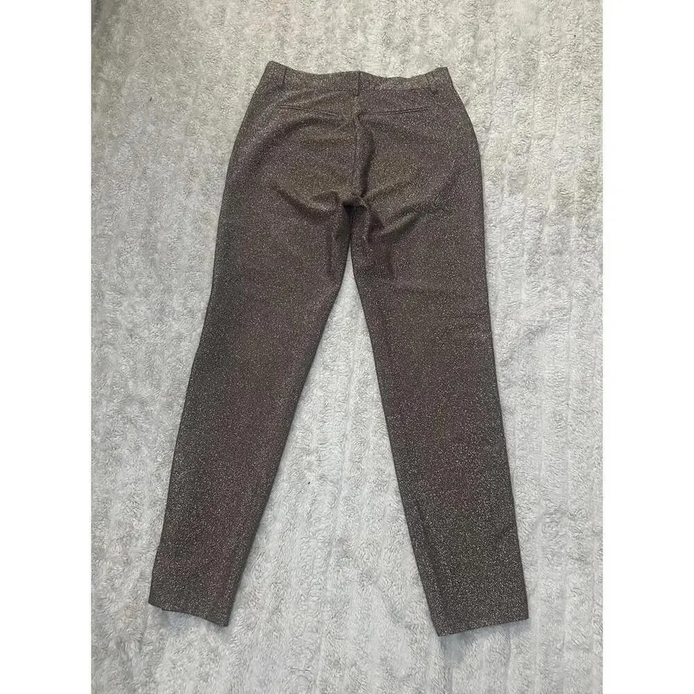 Scotch & Soda gold metallic Lurex tailored pants Size XS